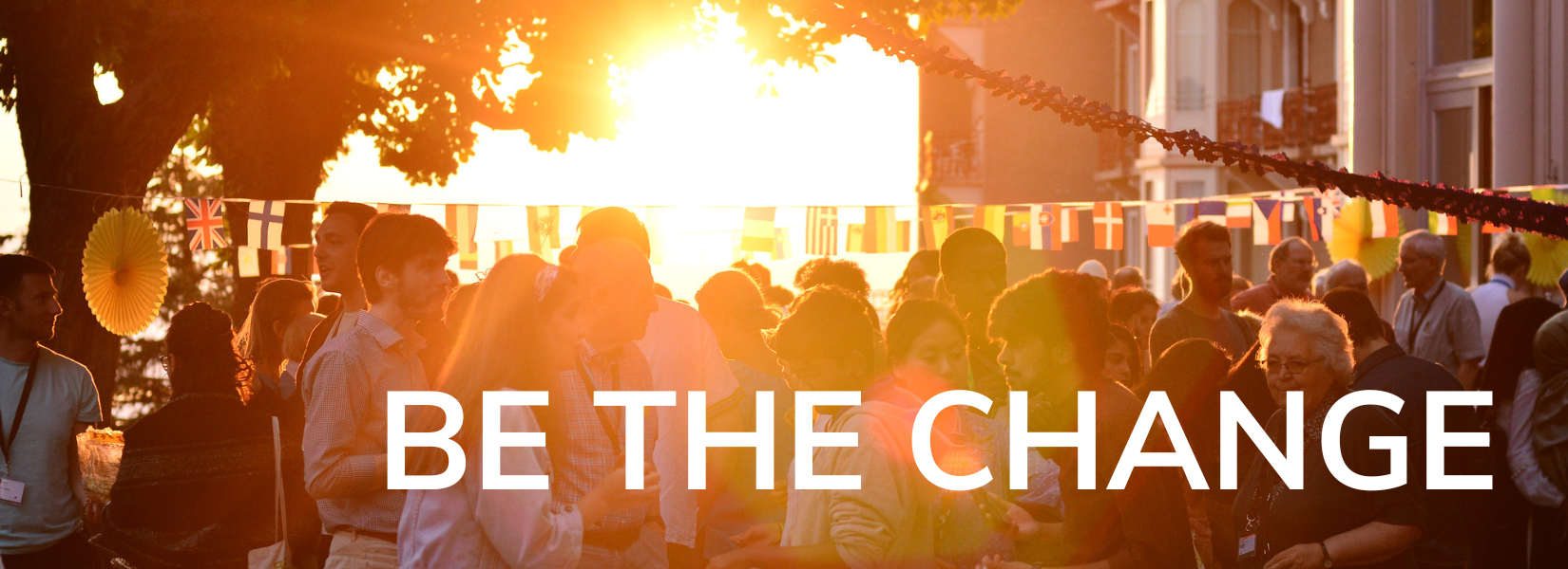 Be the change banner